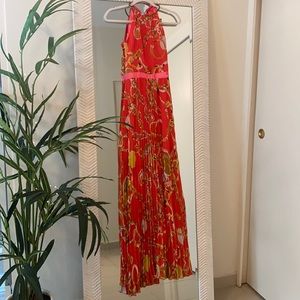 Stunning Long Vivid Print Dress